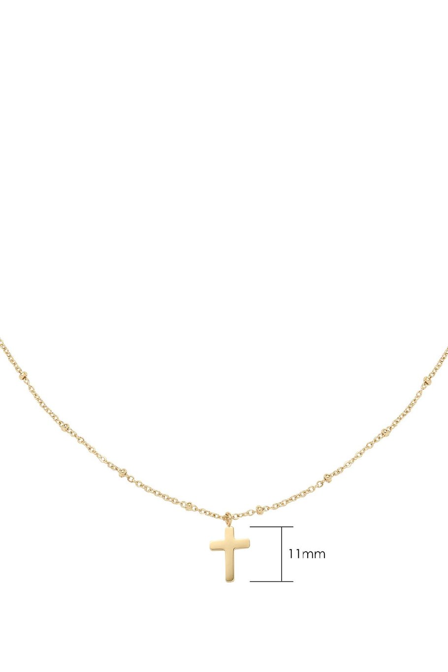 Necklace Classic Cross Gold Color Stainless Steel Picture4